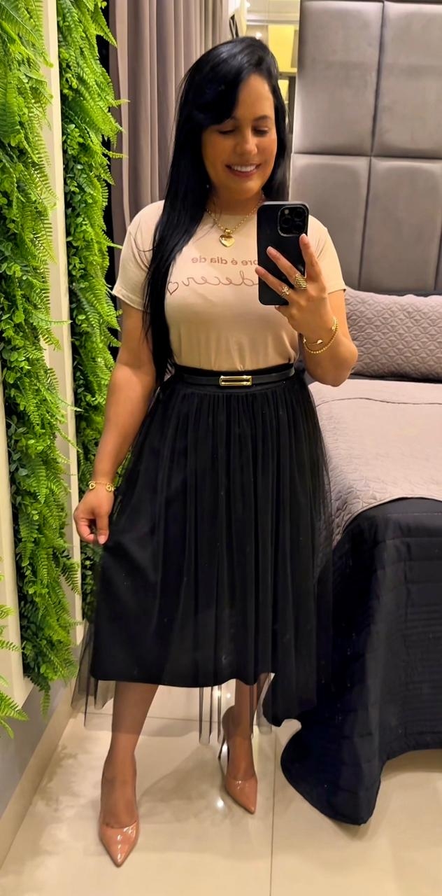 0023 - Saia Midi Bianca