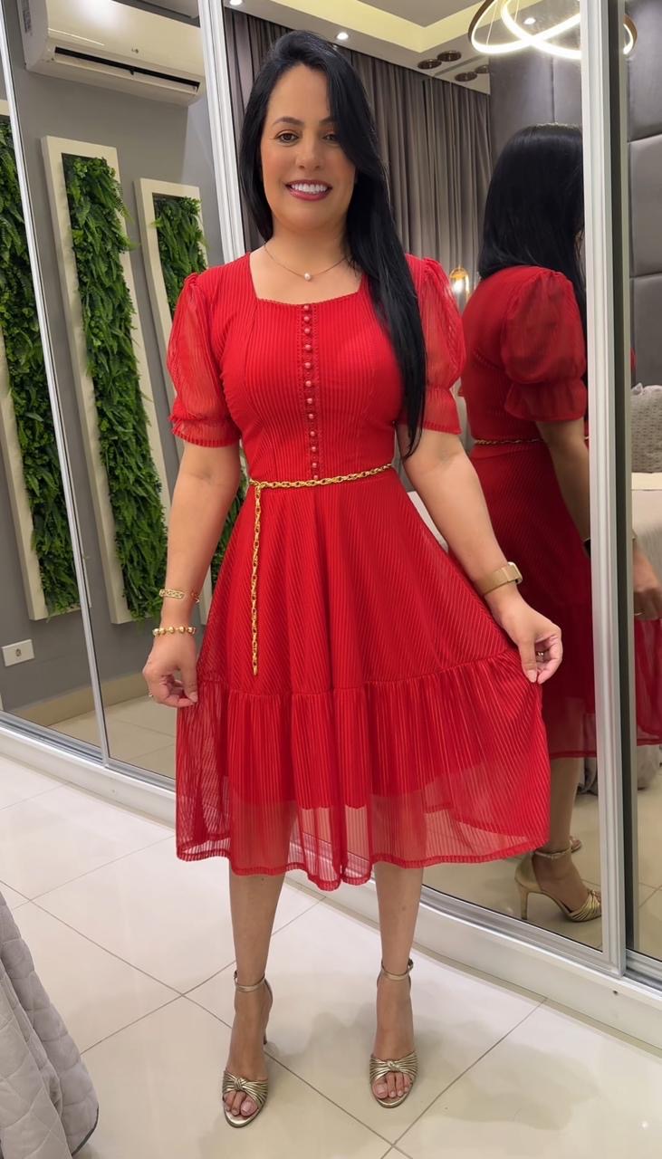 093 - Vestido Mídi
