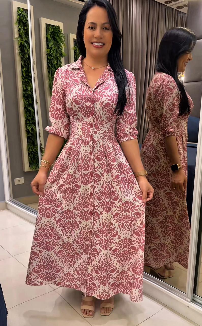 591 - Vestido Maxi Midi