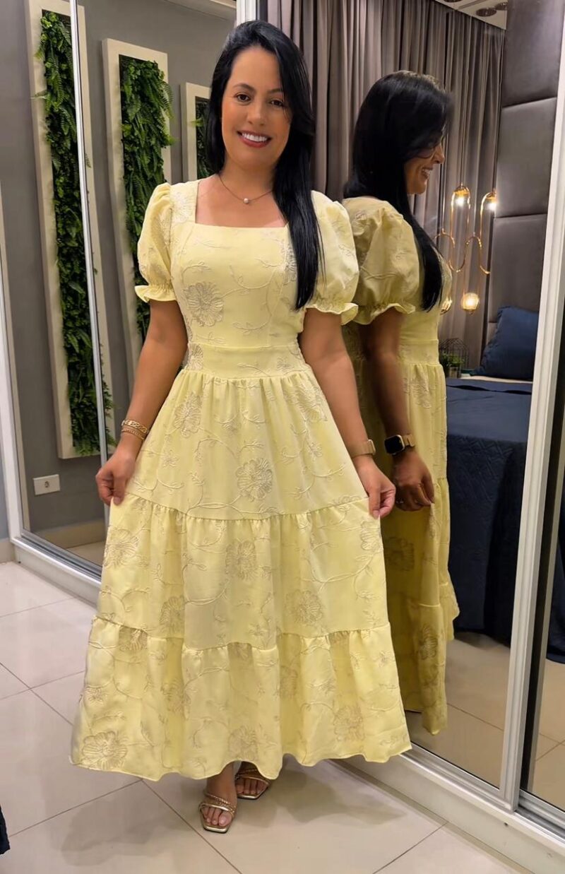 576 - Vestido Maxi Midi