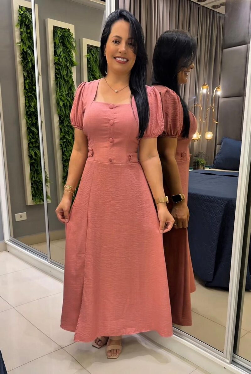 588 - Vestido Maxi Midi