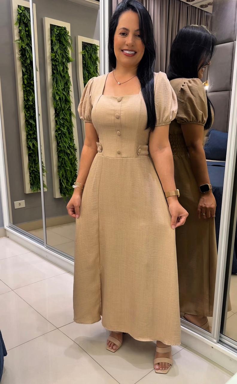 588 - Vestido Maxi Midi