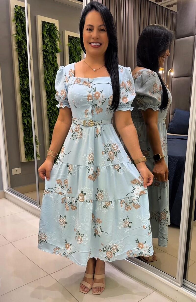 590 - Vestido Maxi Midi