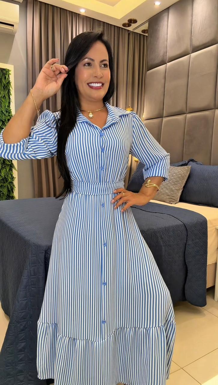 607 - Vestido Max Midi