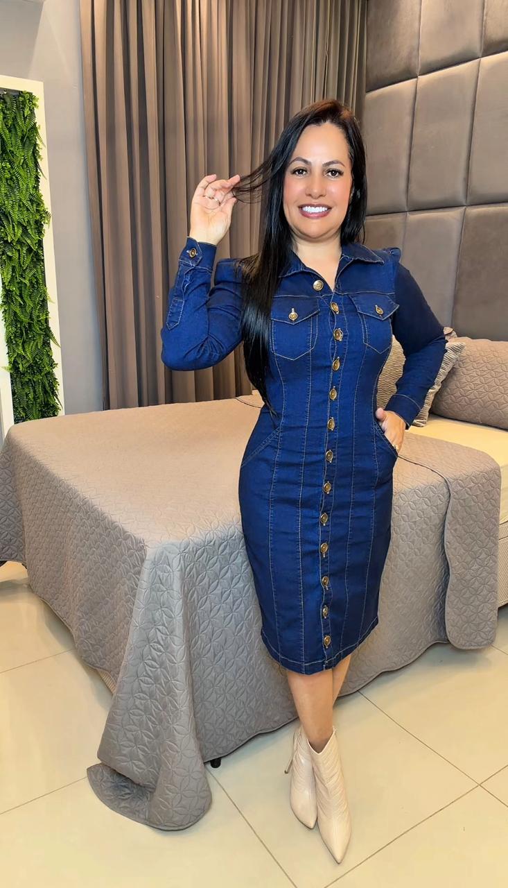 648 - Vestido Jeans