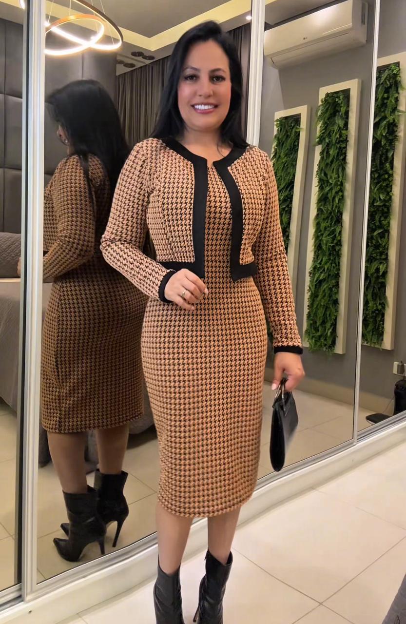 725 - Conjunto Vestido Blazer