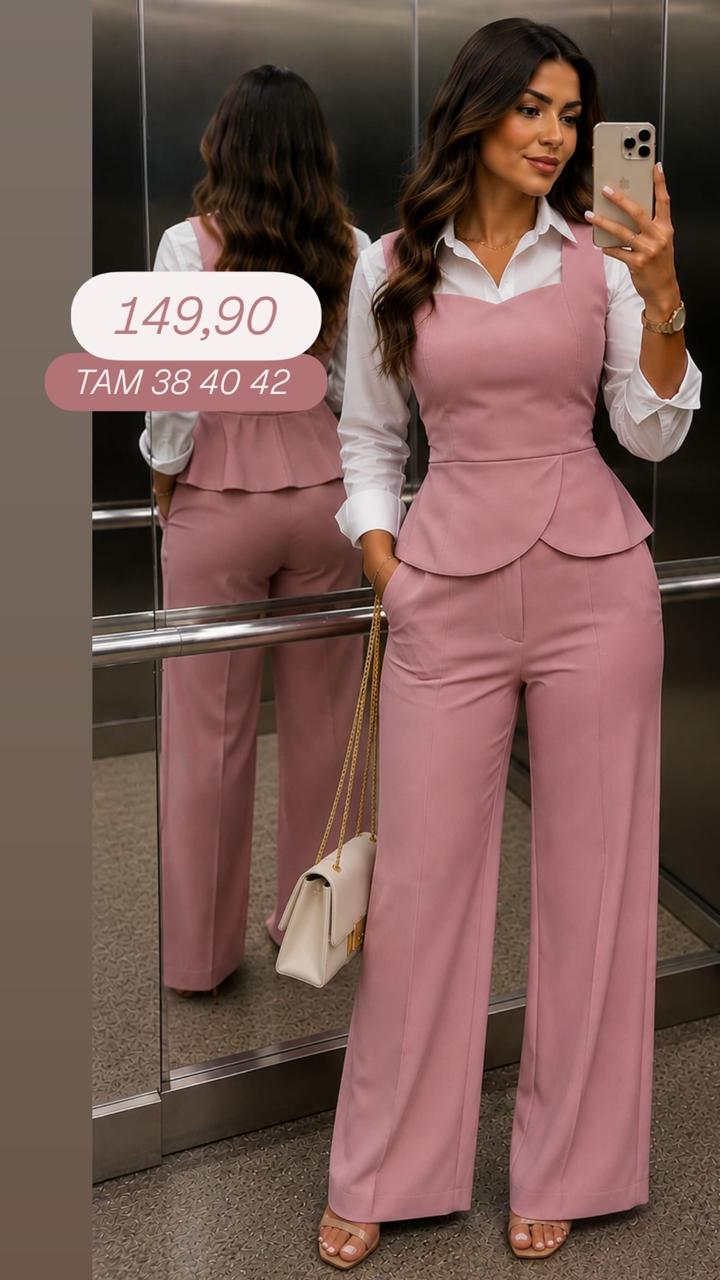 728 - Conjunto Calça Executiva