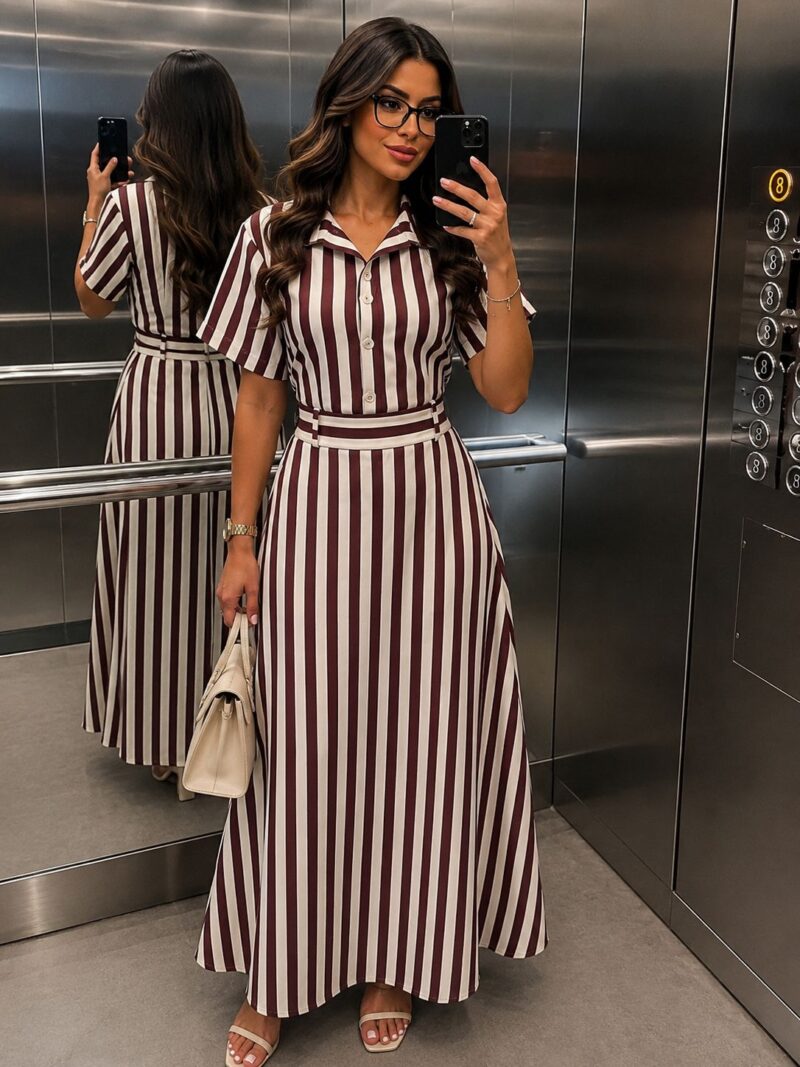 731 - Conjunto Fernanda Marrom
