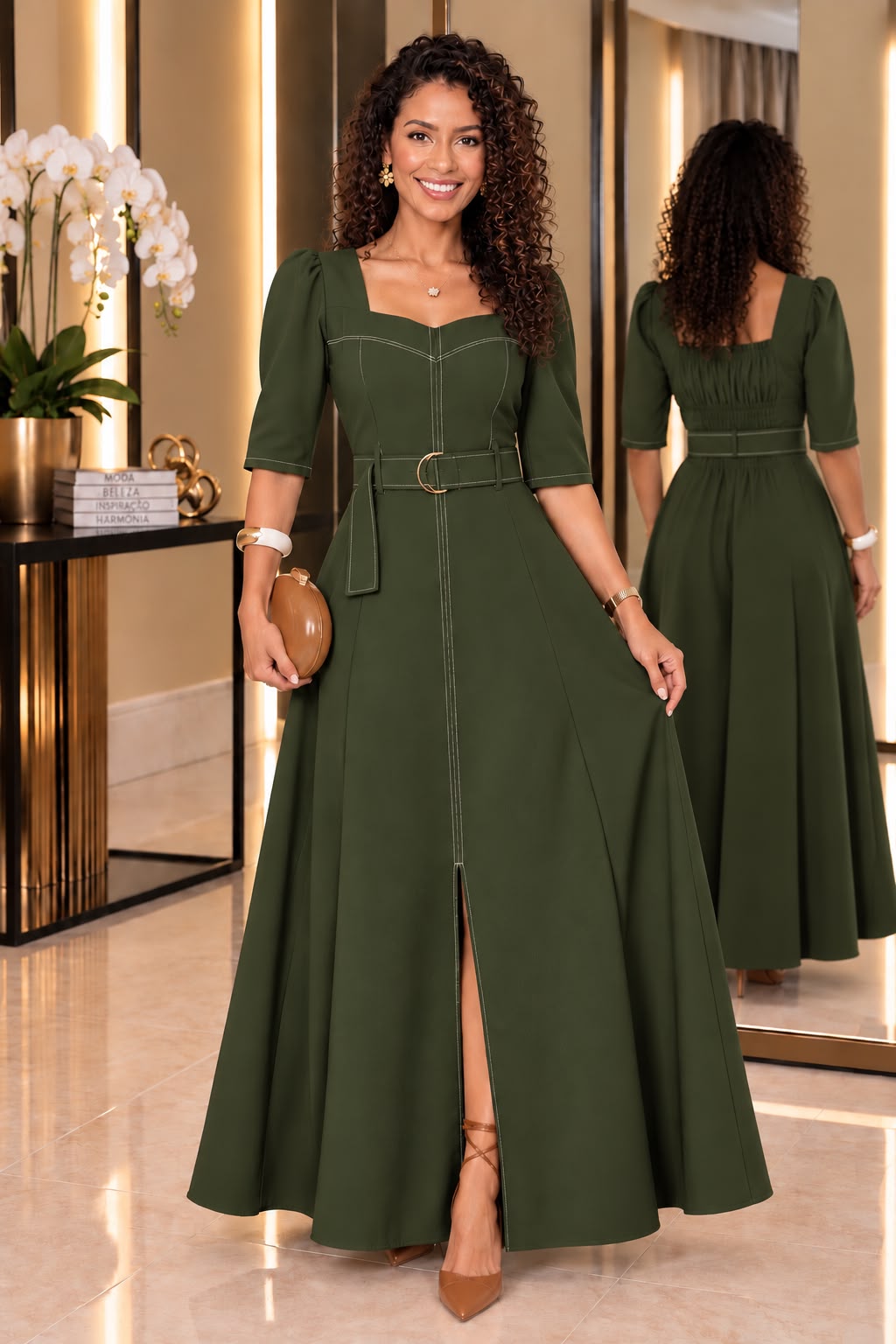 749 - Vestido Thais Verde
