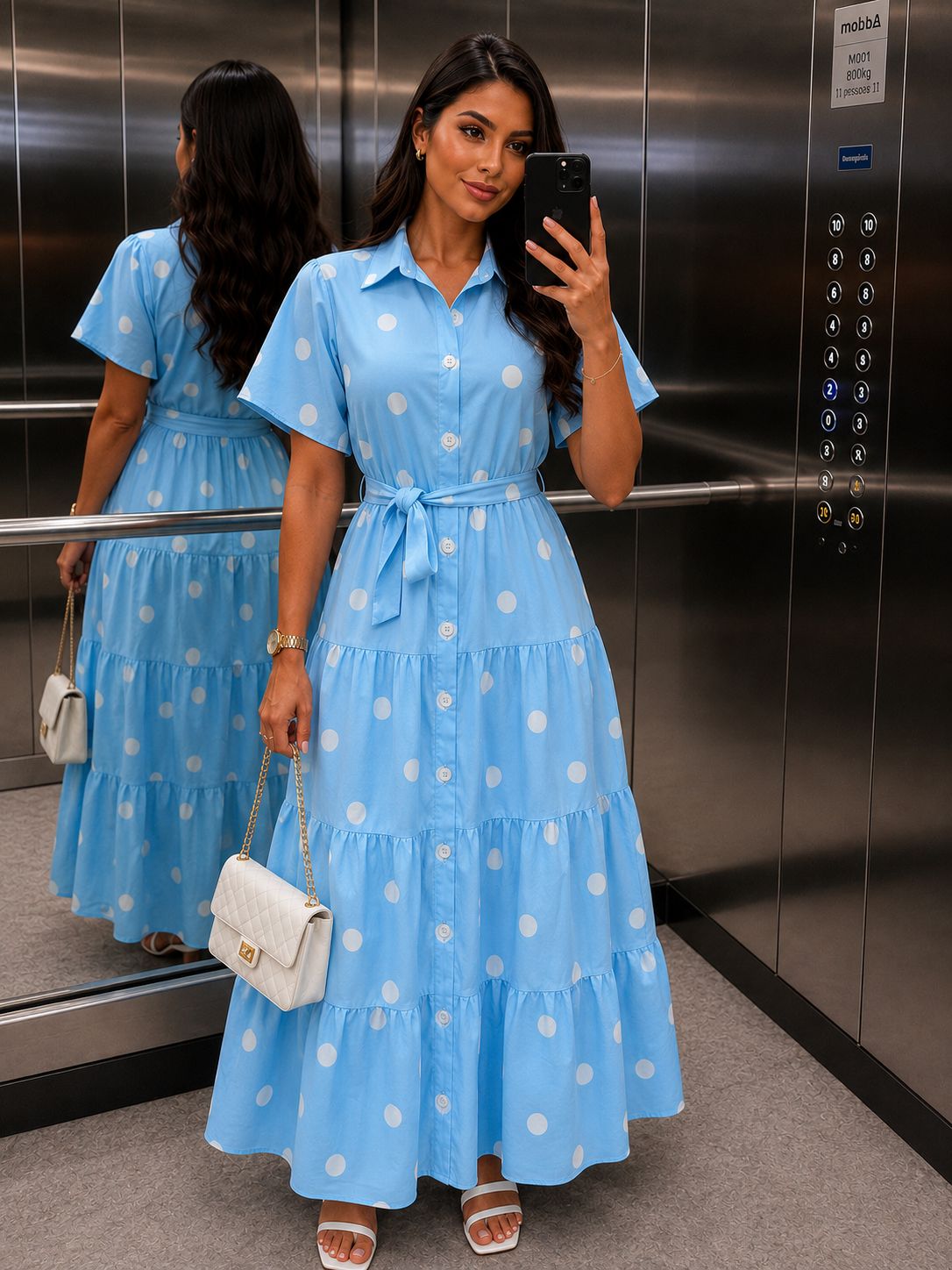 732 - Vestido Julia Azul