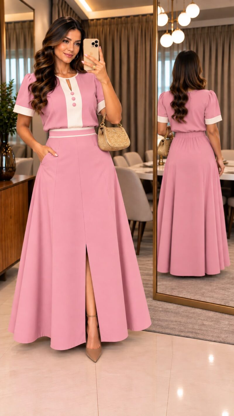 617 - Conjunto Biocolor Rosa