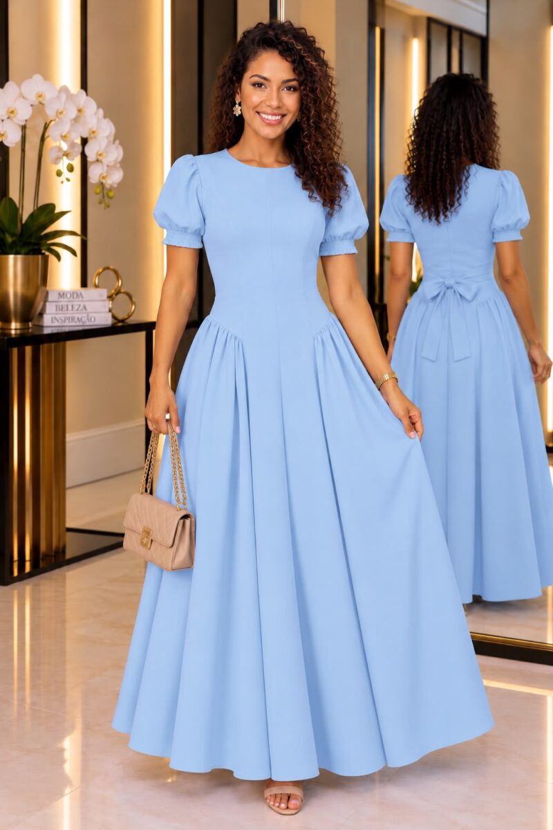 750 - Vestido Mariana Azul