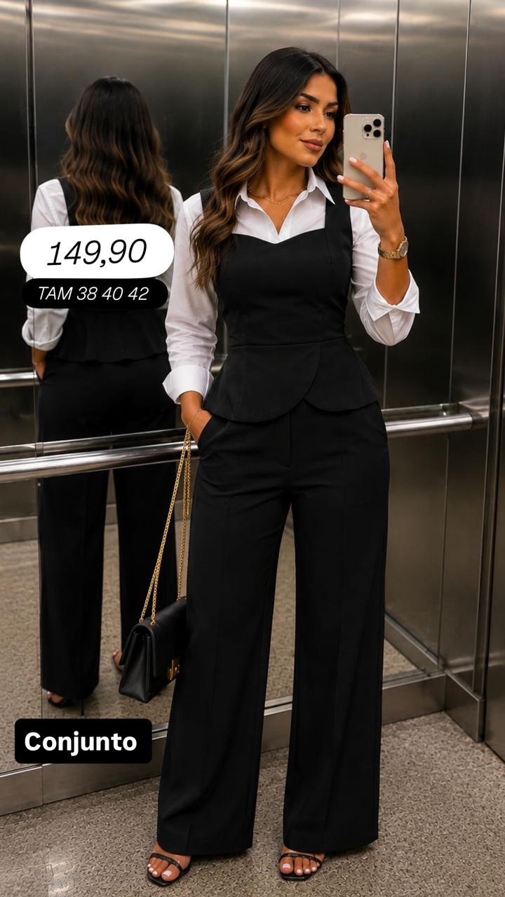 728 - Conjunto Calça Executiva