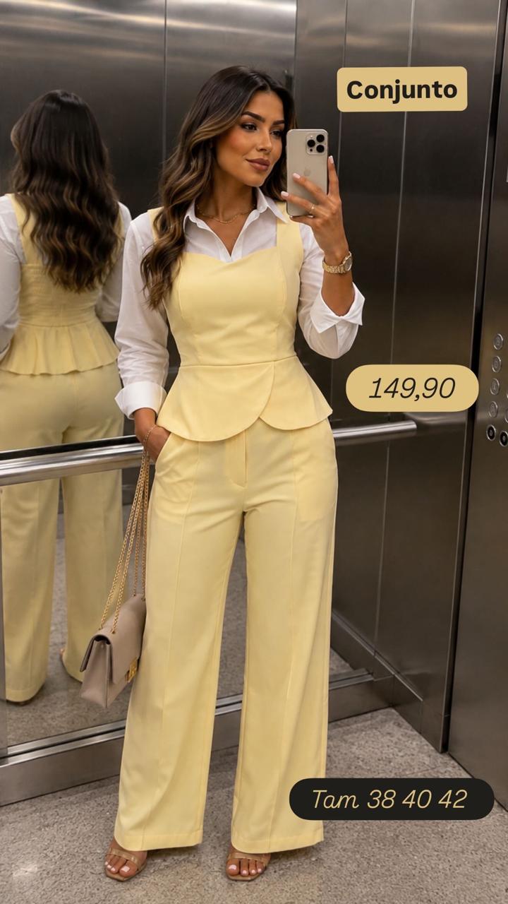 728 - Conjunto Calça Executiva