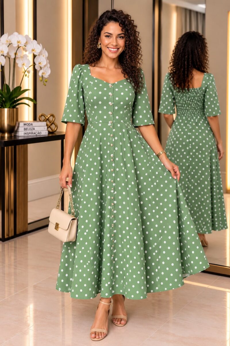 748 - Vestido Renata Verde