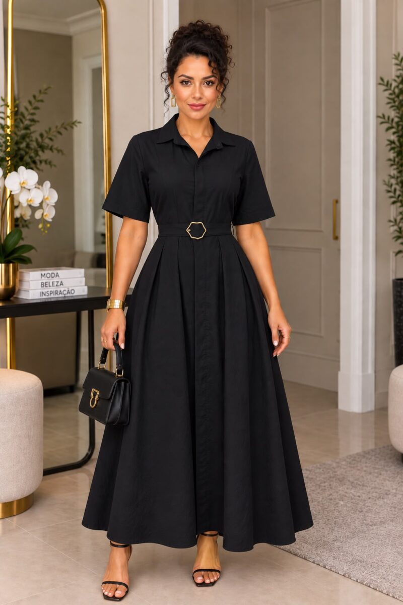 745 - Vestido Layla Preto