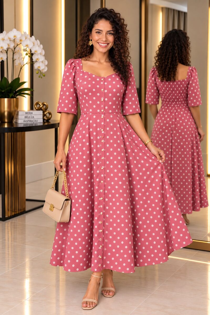 748 - Vestido Renata Rose