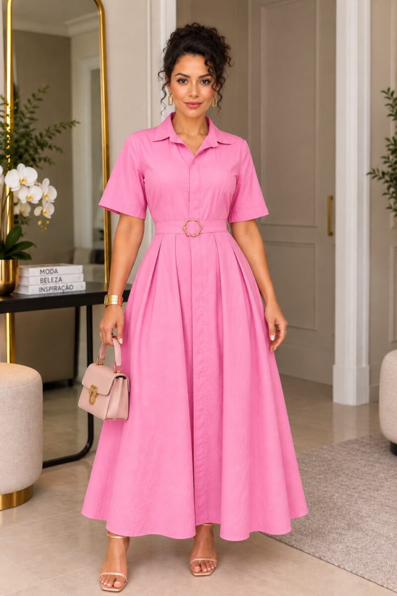745 - Vestido Layla Rosa